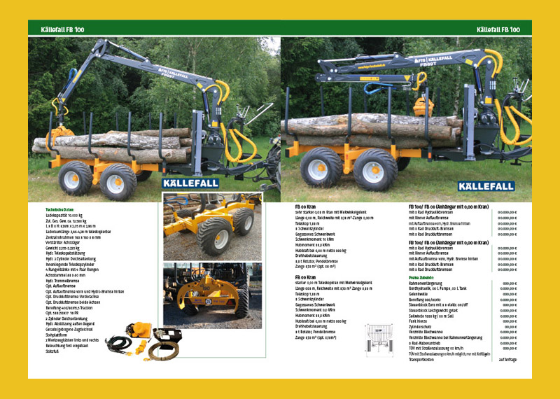 Feige Forsttechnik Katalog designed bei Design-Braun.de